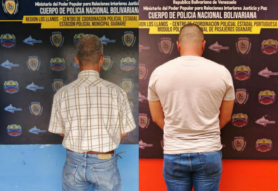 Los dos hombres detenidos por la PNB