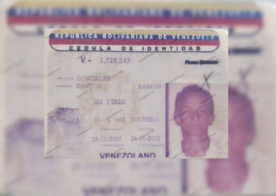 Santos González, agricultor fallecido